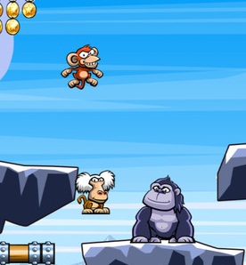 Air Monkeys: vyskákejte s opičkami bezpečně do cíle