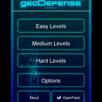 GeoDefense menu