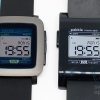 Srovnání displejů Pebble Time a Pebble